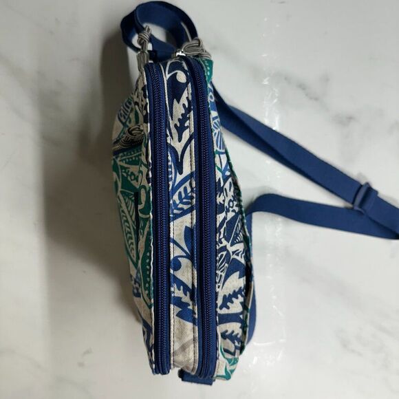Vera Bradley On The Horizon crossbody bag purse Santiago tropical print RFID - Picture 3 of 12
